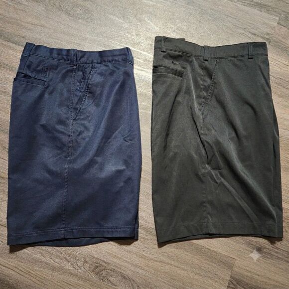 Nike Other - 2 Pair NIKE Dri-Fit PGA Tour Performance Golf Shorts Mens Size 40 Black Blue 11"